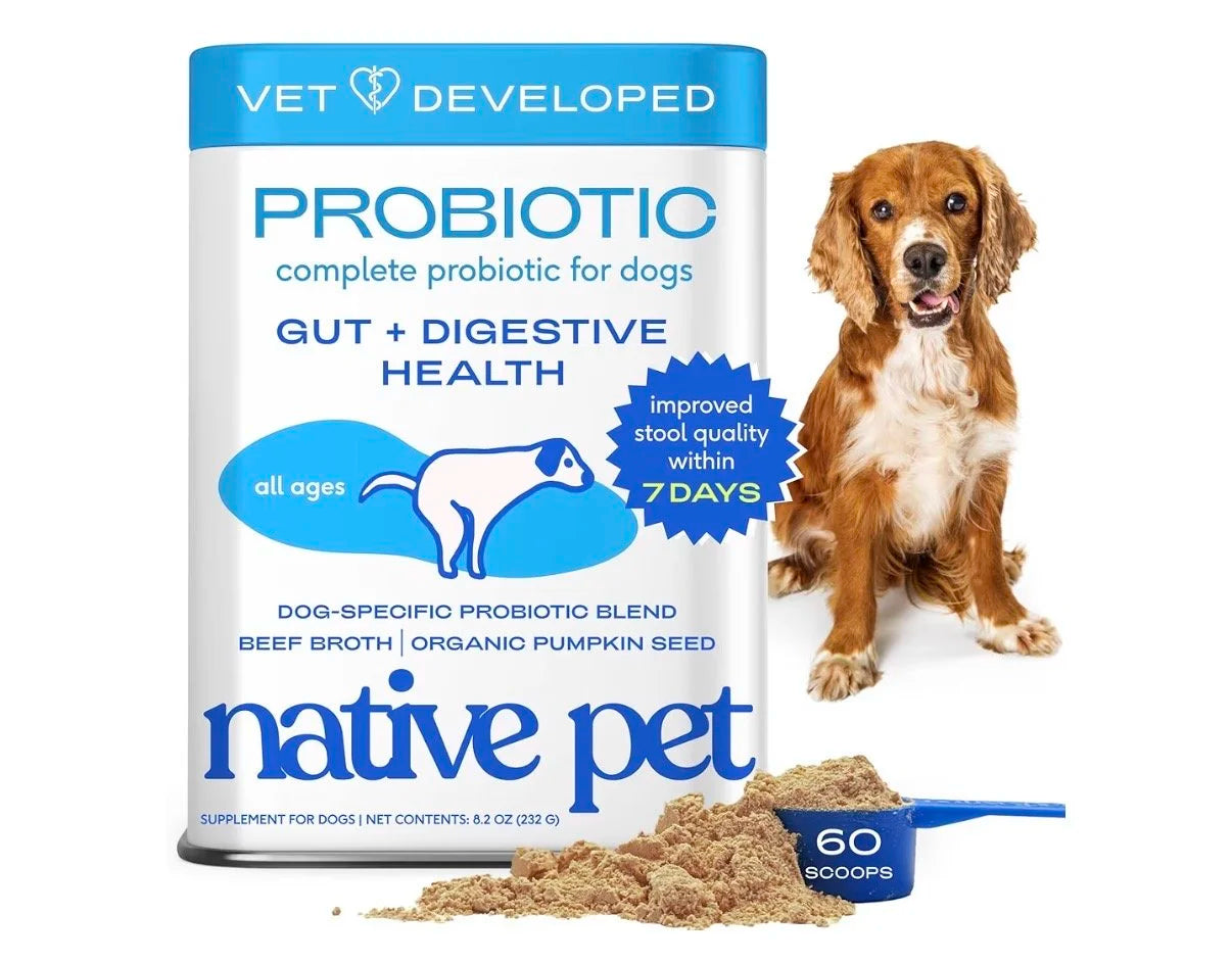 Probiotic & Prebiotic Powder Vet-Formulated Supplement for Dogs ...