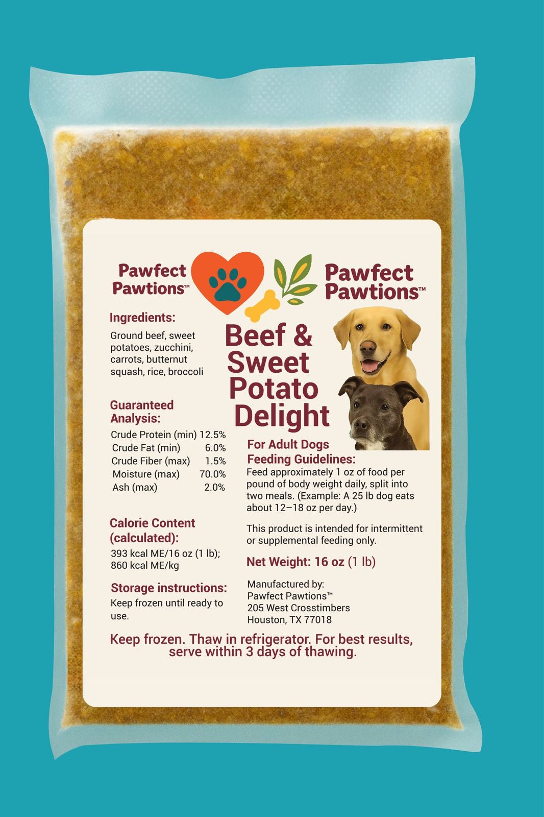 Beef &amp; Sweet Potato Delight-wholesale