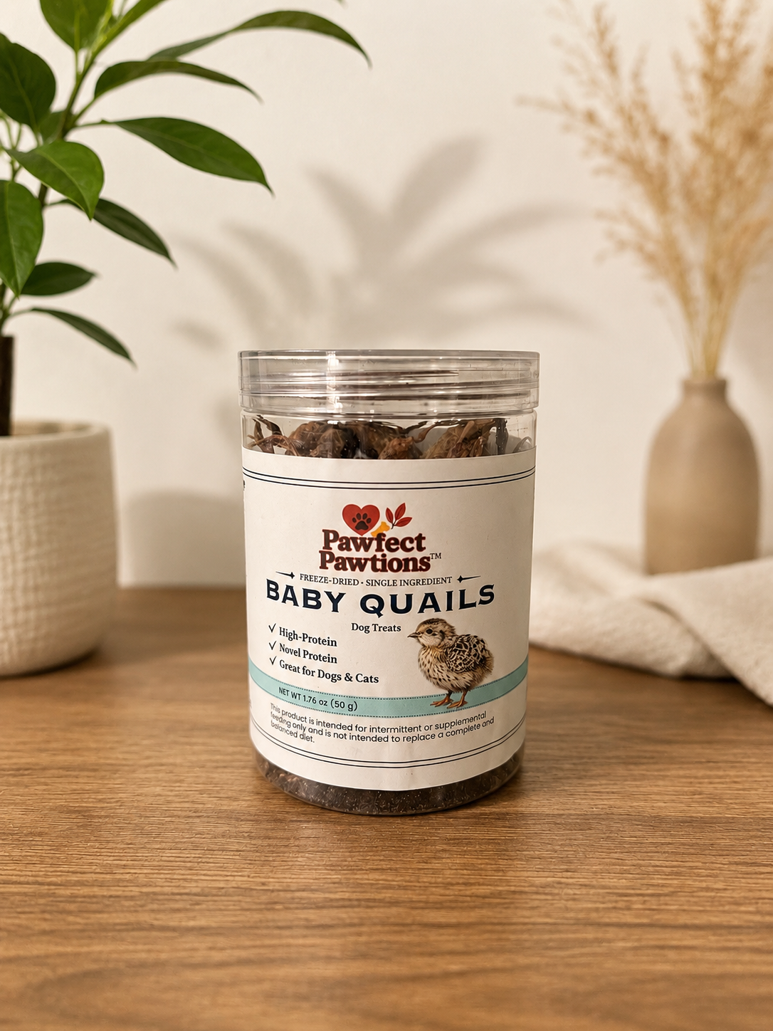 Baby Quails– Freeze-Dried Treats