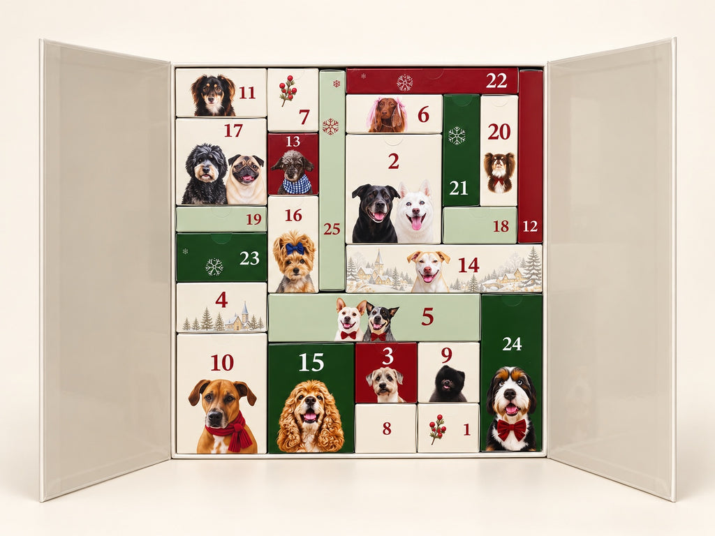 Open 25-drawer luxury advent calendar
