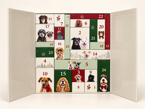 Open 25-drawer luxury advent calendar