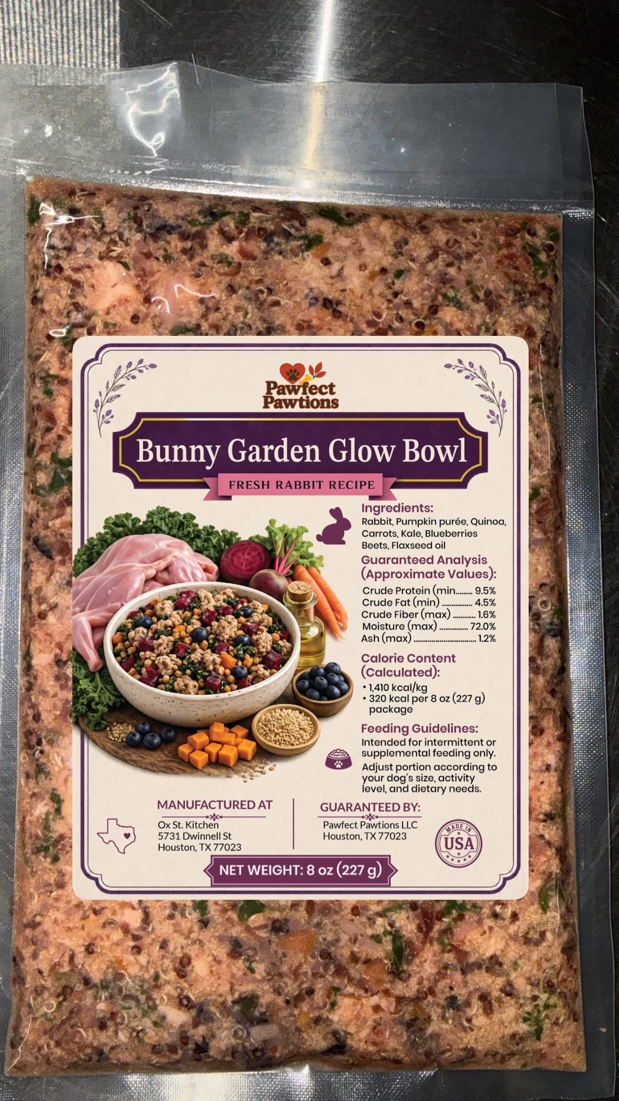 Bunny Garden Glow Bowl (Fresh Rabbit Recipe)
