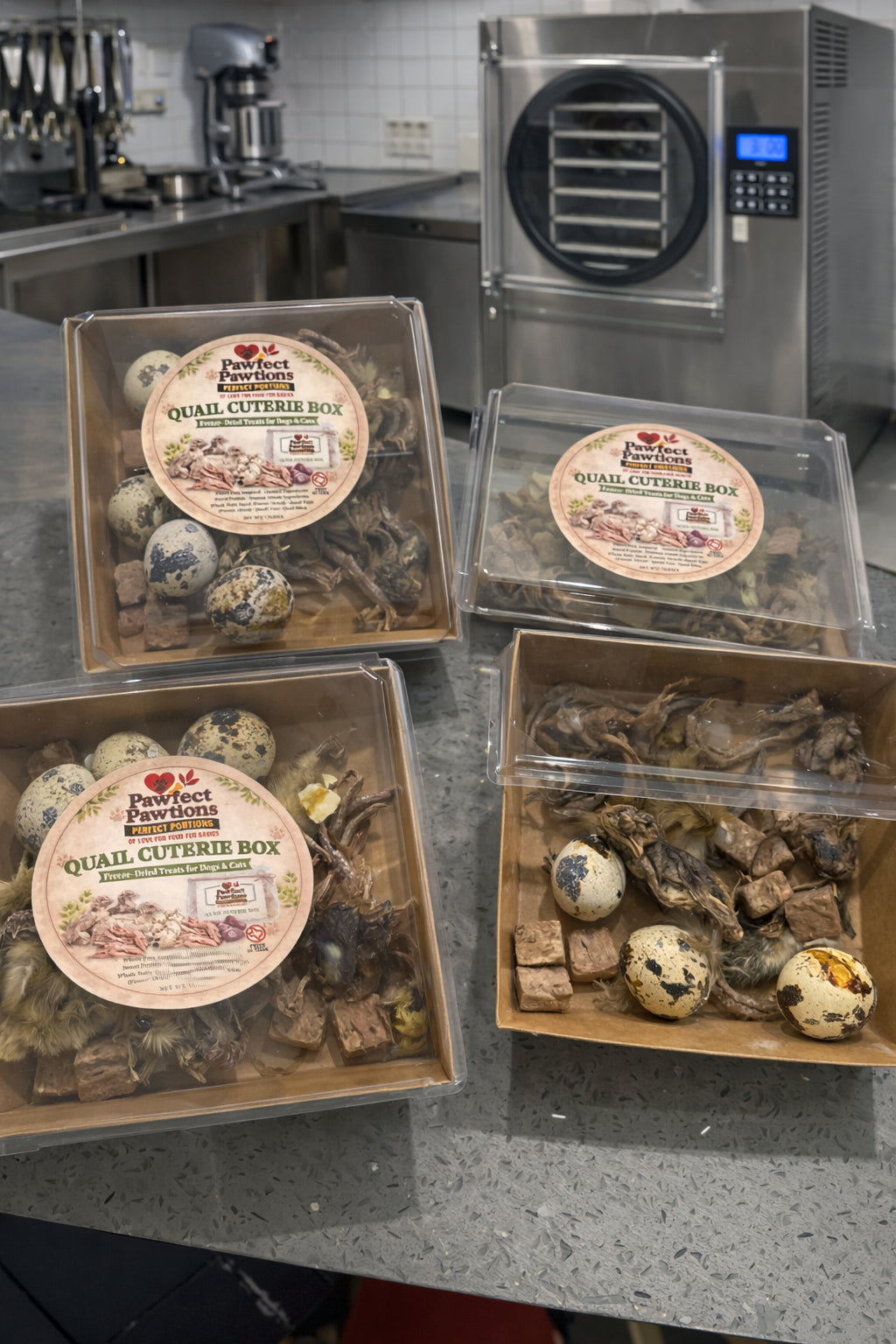 Quail Cuterie Box – Freeze-Dried Treats