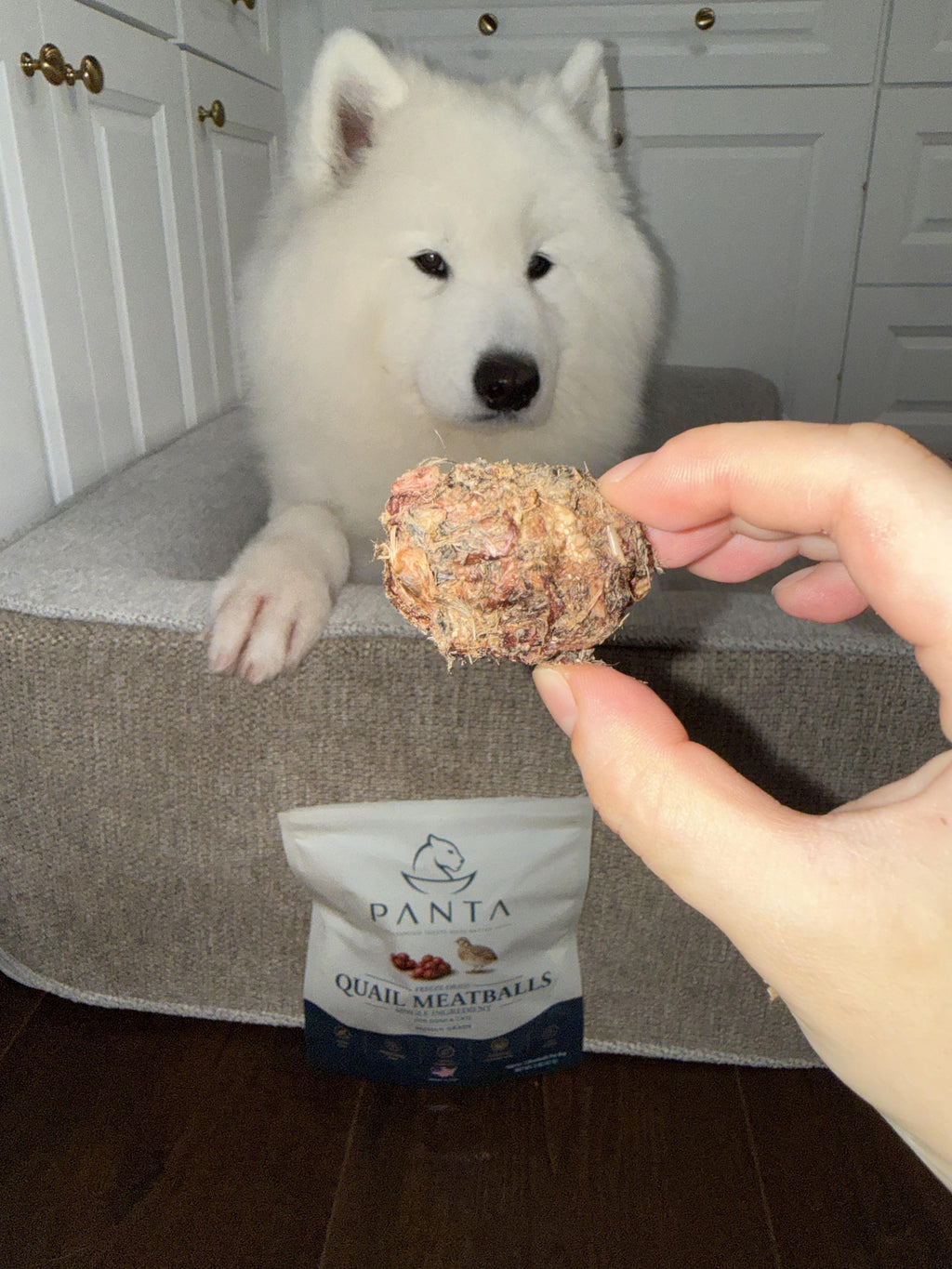 Freeze-Dried Quail Meatballs