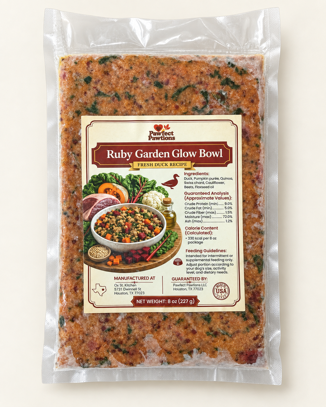 Ruby Garden Glow Bowl – Fresh Duck Recipe