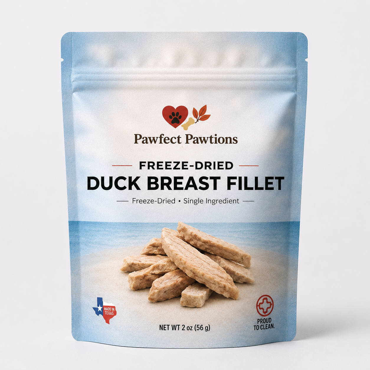 Freeze-Dried Duck Breast Fillet Treats