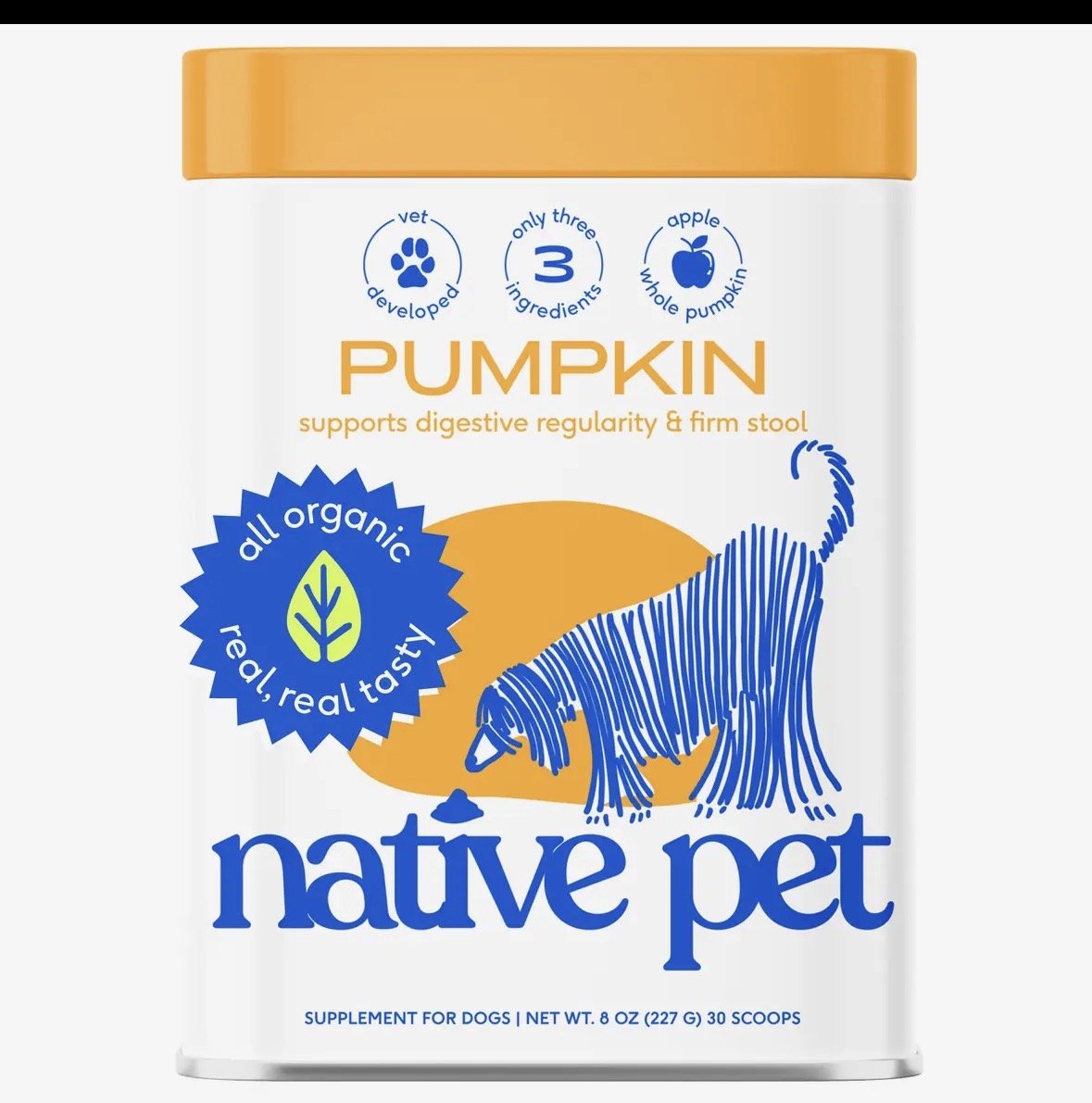 Native Pet Organic Pumpkin Fiber Powder