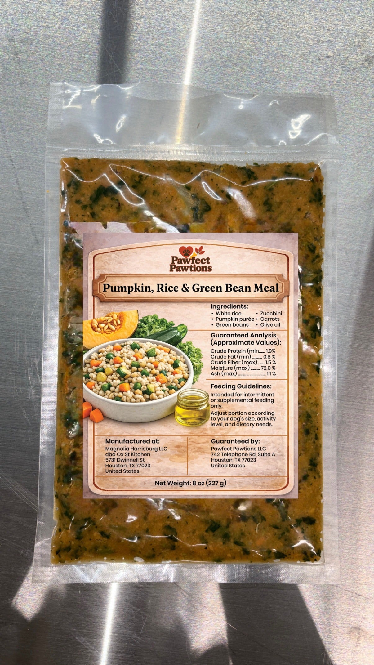 Pumpkin Rice & Green Bean Meal