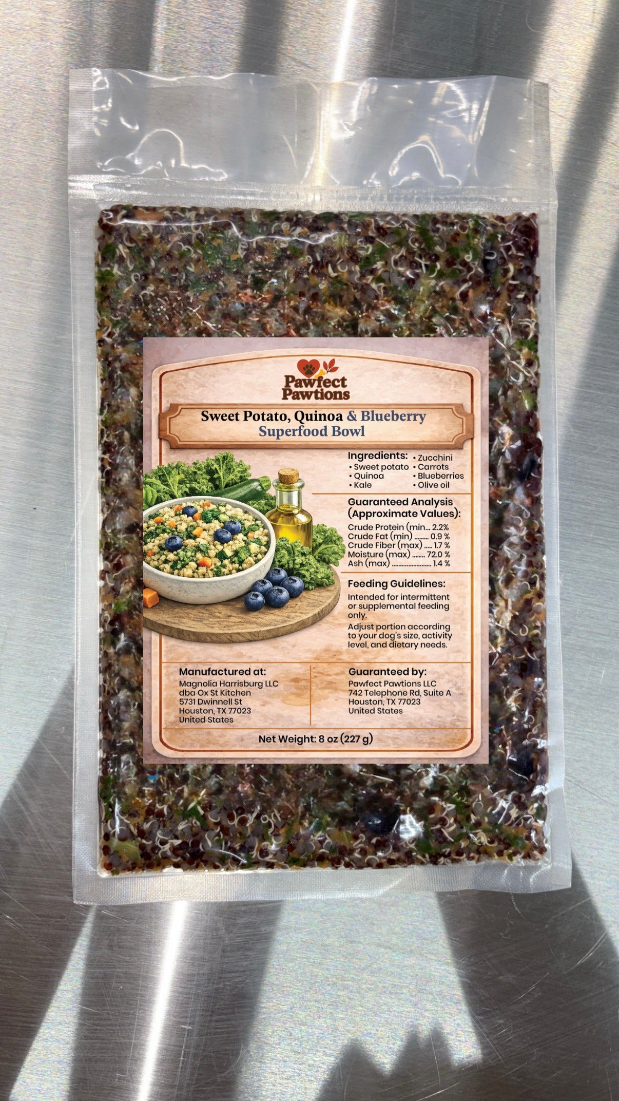 Sweet Potato Quinoa & Blueberry Superfood Bowl