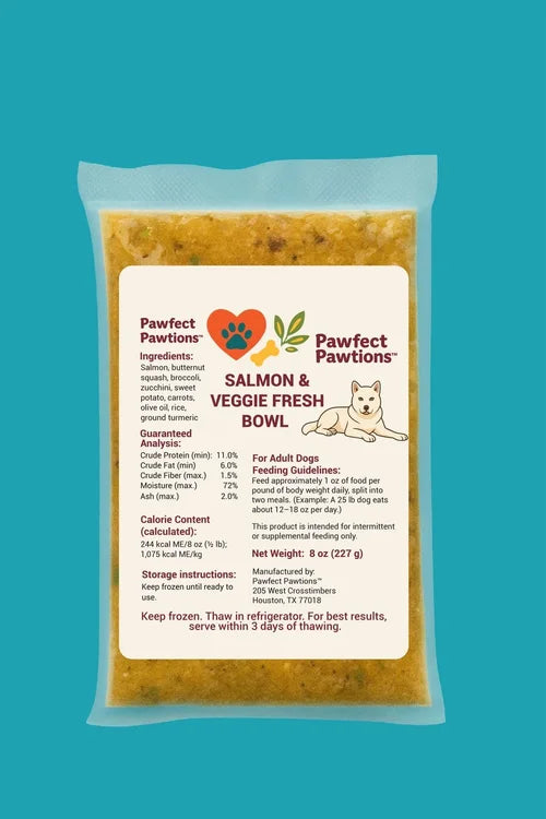 Salmon & Veggie Fresh Bowl 8oz-wholesale