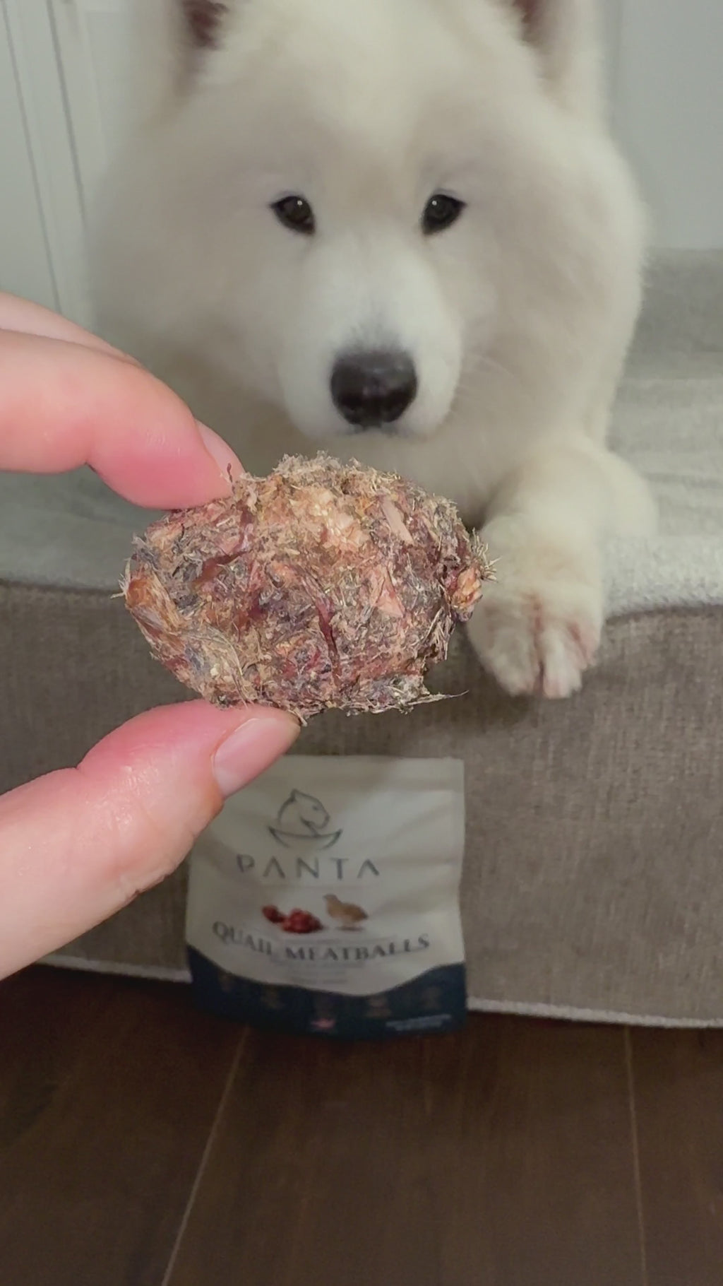 Freeze-Dried Quail Meatballs